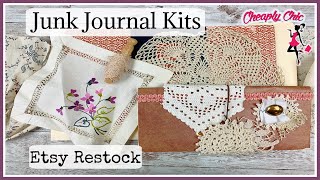 Junk Journal Kits - Vintage/Nature - Etsy Restock