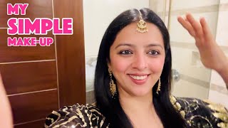 Engagement night mein maaza aa gaya, simple make-up look, meet my punjabi family (vlog-9)