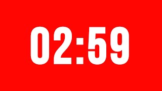 2 Minute 59 Second Timer With Alarm Without Music