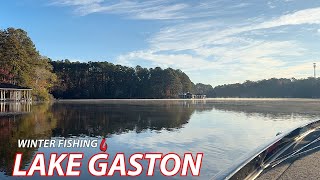 Winter Bass Fishing - Lake Gaston 2024