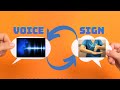 Two Way Sign Language Translator | Python | Tkinter
