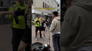 I can’t believe what just happened man 🫣 #shorts #busking #busker #singer #police #hallelujah