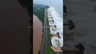 #marvantebeach #kundapur #udupi  #seaside #most beautifulseasideroad #NH66 (Karnataka Tourism)