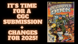 IT'S TIME FOR A CGC SUBMISSION + CHANGES FOR 2025! #baseballcard #tradingcards #comicbooks #cgc