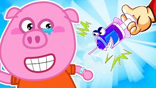 🎶 Time For A Shot Song 🤒👨‍⚕️ Nursery Rhymes & Funny Kids Songs | Wolfoo English Song