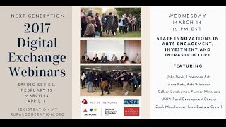 Next Generation Digital Exchange: State Innovations in the Arts