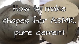 Pure cement tutorial | how to make | ASMR