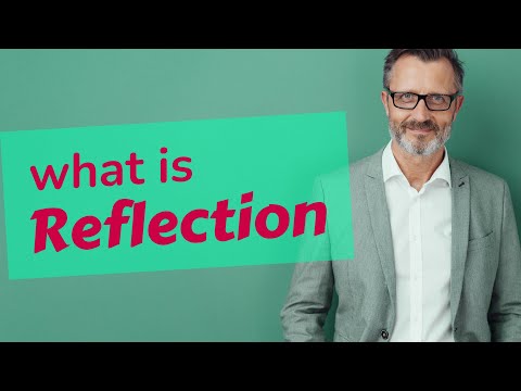 What is definition of reflection?