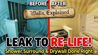 The Ultimate Guide to Matching & Restoring Drywall (Shower Surround)