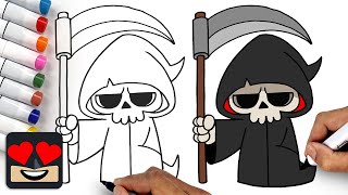 How To Draw Grim Reaper for Beginners
