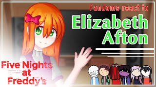 Fandoms react | Elizabeth Afton | 1/7 | 🇺🇸 / 🇪🇸 | GCRV | WenTem