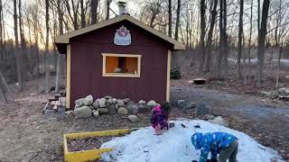 Backyard Maple Syrup Evaporator Setup