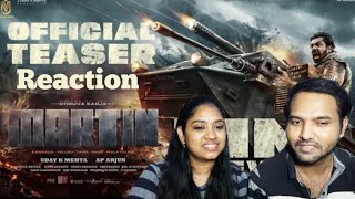 #Martin - Teaser Video Reaction | Dhruva Sarja | AP Arjun | Uday K Mehta | Tamil Couple Reaction