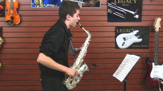 Legacy AS3000SS Sterling Silver Professional Alto Sax - Demo #1