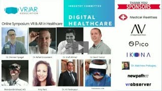 VR/AR Association Online Symposium - VR & AR in Healthcare