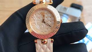 Xship.vn: VERSACE Vanitas Cream Enamel Dial Ladies Watch VQM04 Item No. VQM04 0015