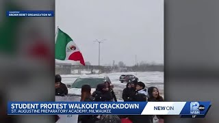 St. Augustine Prep students hold ICE walk-out despite consequences