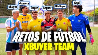 RETOS DE FÚTBOL | xBuyer VS Jugadores -  Con xBuyer, Beguer, Capi y Juanma
