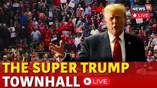 Trump LIVE | Trump Attends Town Hall In Michigan | US Elections 2024 | Trump Latest News | N18G