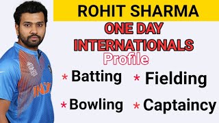 रोहित शर्मा : Profile - One Day International | Rohit Sharma  Records | Rohit Sharma Career