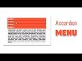 Simple Accordion Menu Using HTML And CSS Only