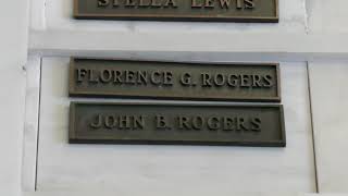 Florence Rogers Robert Finkelhor Graves Hollywood Forever Cemetery Los Angeles CA USA July 2, 2023