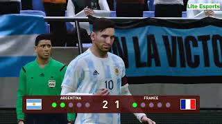 Argentina vs France - Penalty Shootout | Final FIFA World Cup 2022 | Mbappe vs Messi | PES Gameplay