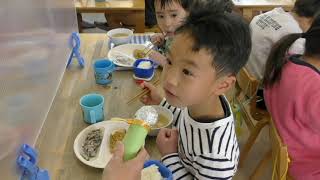 2020年度　後期保育園ビデオ給食試食会さわらのカレー粉焼き　クッキング　レシピ　食育としてどうぞ！