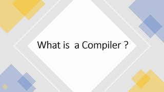 C++ Tutorials-2- What is a compiler ? ( source code, object code)