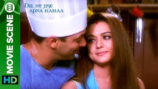 Romantic conversation between Preity Zinta & Salman Khan | Movie Scene | Dil Ne Jise Apna Kahaa