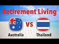 Australia VS. Thailand LIVING Expenses for Retirement - 2024