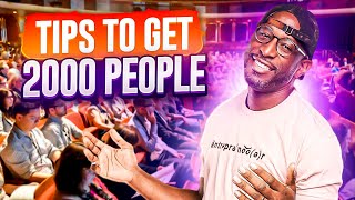 How To Get Over 2,000 People At Your Local Event | Event Promotion With David Sh