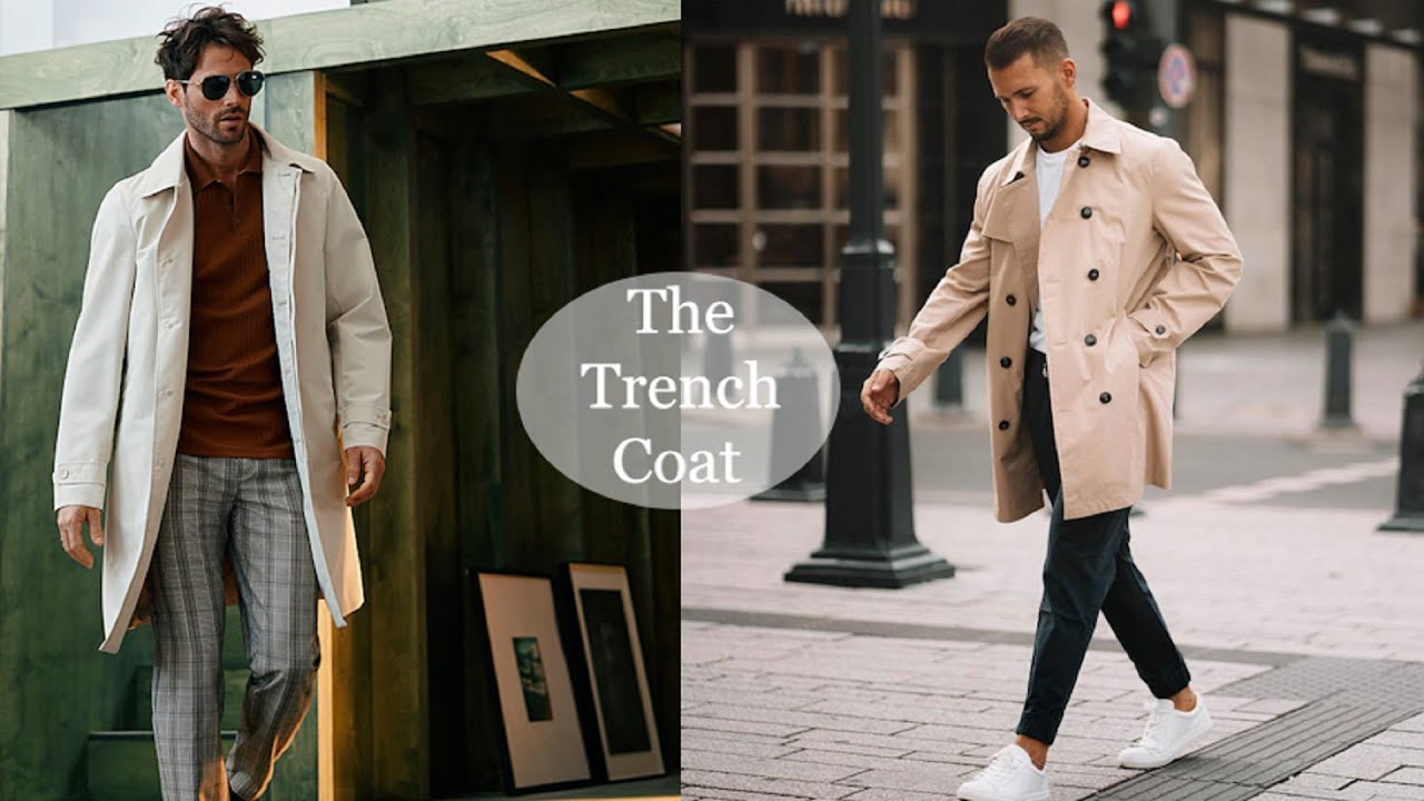 How To Style Rock The Men S Trench Coat Youtube