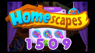 ホームスケイプス LEVEL 1509 Homescapes Level 1509 NoBooster 攻略（ハード）