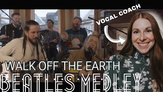 Walk Off the Earth-“Beatles Medley” Vocal coach reacts