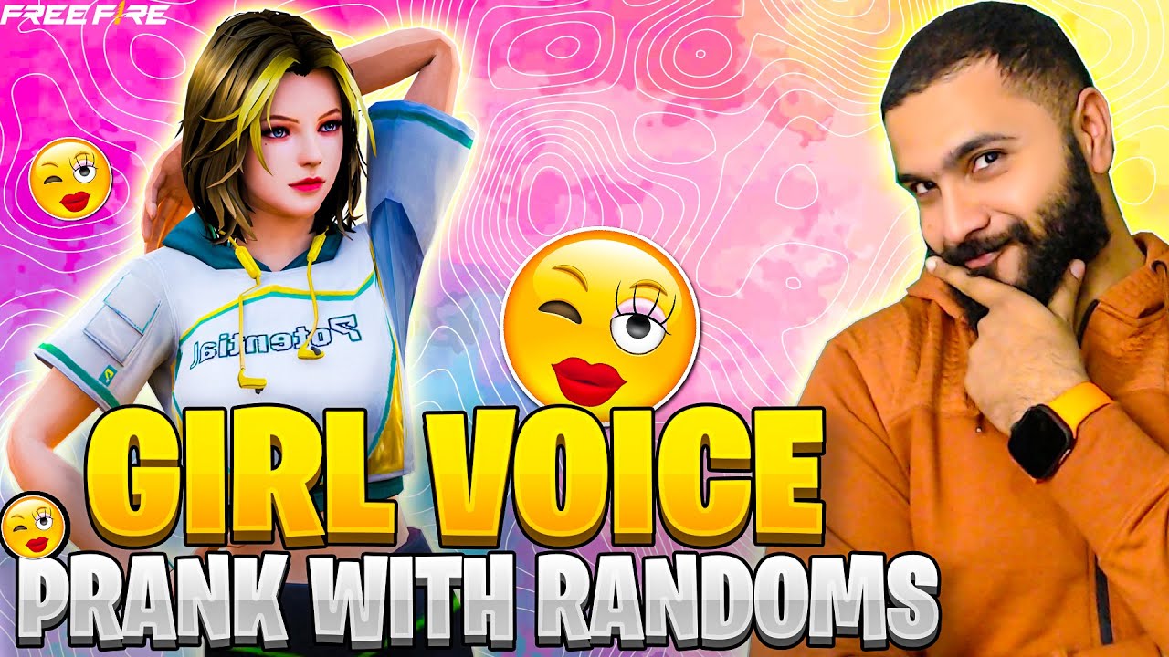 Girl Voice ёясйёяп Prank With Randoms ёяшвёяшв Garena Free Fire Funny Youtube