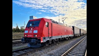 Führerstandsmitfahrt / Cab View BR 185 München Ost - Ingolstadt