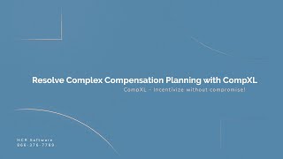 CompXL | Cloud-based Compensation | Introduction to Complex Compensation Planning