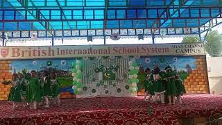 Yun Pakistan Bana Tha 🇵🇰 Independence Day Performance | British International School | Miann Channu