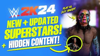 WWE 2K24: 17 New & Updated Superstars, Model Updates, New Championships, Attires, Creations & More!