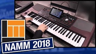 L\u0026M @ NAMM 2018: Korg Pa1000 Professional Arranger Keyboard