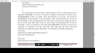 SDP - Module 2 - passing data using Parcelable interface