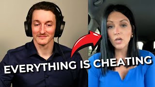 Woman explains what cheating is in a relationship...