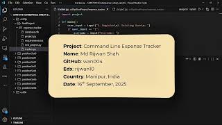 Final Project - CS50 Python: Expense Tracker