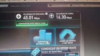 Prueba real nuevo módem B593 Huawei con 4G Lte Une