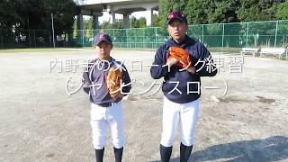 【内野手のスローイング練習（ジャンピングスロー）】お父さんとお母さんのための野球基礎知識（上級編）