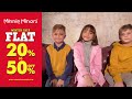 don’t miss out flat 20% 50% off kidswear. shop now at minnie minors