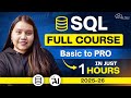 SQL Course for Beginners: Learn 90% of SQL in 1 Hour
