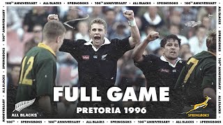 FULL GAME: All Blacks v South Africa (1996 – Pretoria)