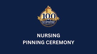 Nursing Pinning Ceremony